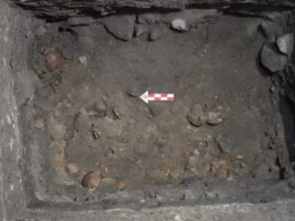 Oase umane, inclusiv cranii, au fost descoperite în curtea unei case din Mailat