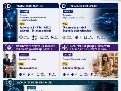 Ofertă educațională extinsă la UAV Arad. Cinci programe noi pentru admiterea din toamnă