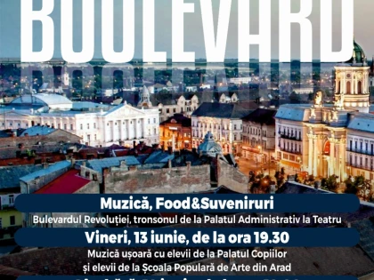 Open Boulevard - Muzică, food și alte atracții, în centrul Aradului