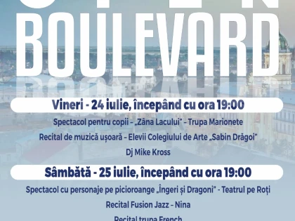 Open Boulevard revine în centrul Aradului cu ultima ediție din acest an