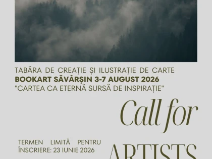 Open Call pentru artiști: BookArt Săvârșin 2026 – Tabăra de creație și ilustrație de carte