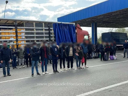 P.T.F. Nădlac II: 58 de cetățeni străini depistați ascunși, în ultimele 24 de ore