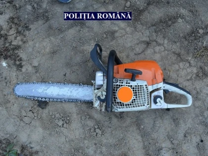 Pădurar din Lipova, amenințat cu un motofierăstrău de un hoț de lemne