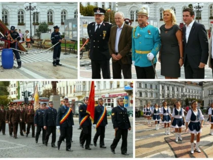 „PARADA FORMAȚIILOR CIVILE DE POMPIERI”, LA ARAD