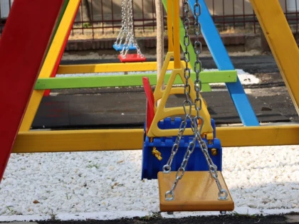 Parc modern pentru copiii internați la Județean