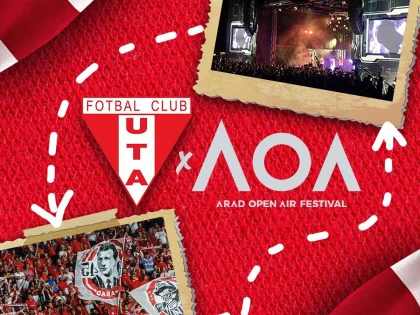 Parteneriat între UTA şi Arad Open Air! Brăţări valabile atât la meci cât şi la festival
