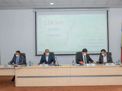 Parteneriatul pentru drumul expres Arad-Oradea a fost semnat
