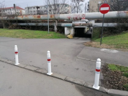 Pasajul care face legătura între Bulevardul Titulescu și zona magazinului Kaufland va fi exclusiv pietonal