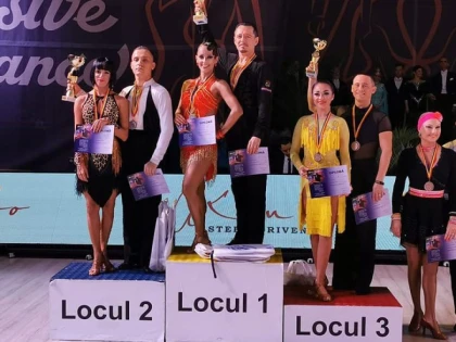 Patrik și Andreea Haizăr sunt campioni naționali de seniori la dans sportiv
