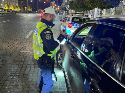 Patru șoferi au fost prinși băuți sau drogați, în urma unei acțiuni a polițiștilor arădeni