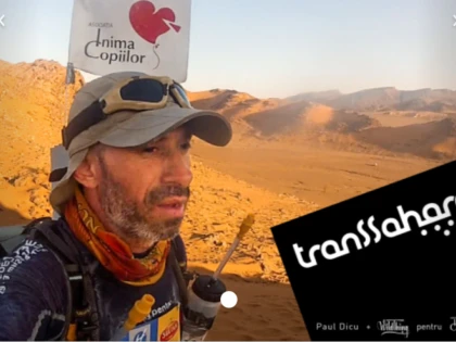 Paul Dicu, românul care traversează Sahara pentru ”Inima Copiilor”