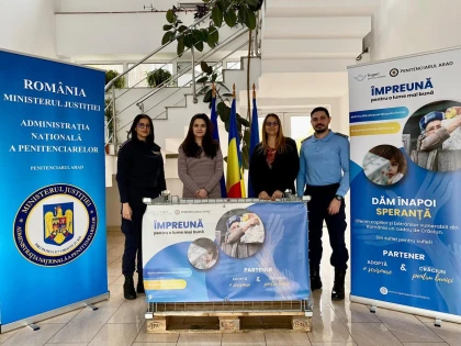 Penitenciarul Arad se alătură campaniei umanitare de Crăciun ”Împreună pentru o lume mai bună”