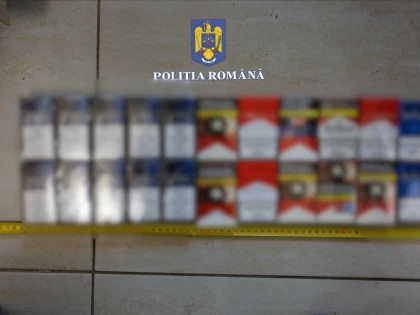 Percheziții în Arad: Peste 4.000 de țigarete de contrabandă găsite la o femeie de 38 de ani