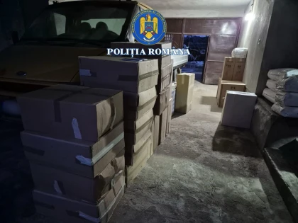 Percheziții în Gurahonț, Almaș și Secaș. Un bărbat a fost reținut pentru contrabandă cu țigări 