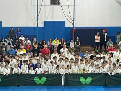Peste 100 de mici judoka de la cluburi din județ au concurat la Cupa 1 iunie