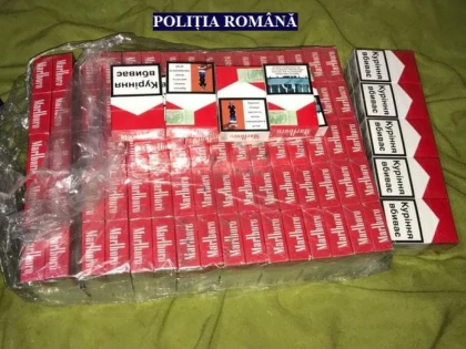 Peste 117.000 de țigarete, confiscate de polițiștii arădeni în urma unor percheziții