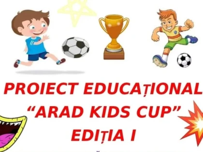 Peste 150 de copii din școli și grădinițe vor participa la prima ediție a „Arad Kids Cup”