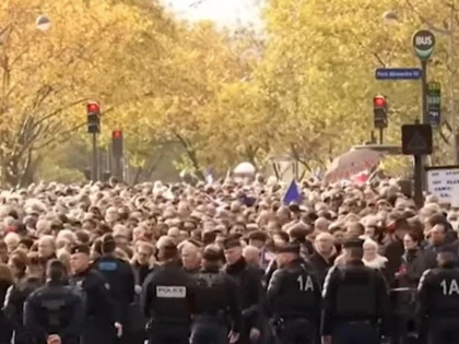 Peste 180.000 de manifestanți au protestat în Franța împotriva antisemitismului