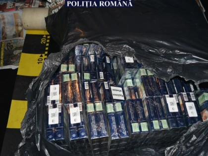 Peste 49.000 de țigarete, confiscate de polițiștii arădeni