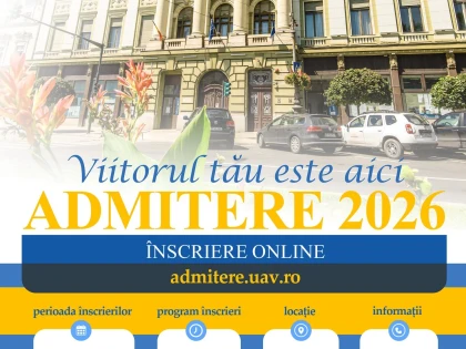 Peste 800 de locuri bugetate la Universitatea „Aurel Vlaicu” Arad. Admiterea este în plină desfășurare