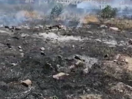 Peste patru hectare de vegetație și gunoaie au ars în zona fostei fabrici Indagrara