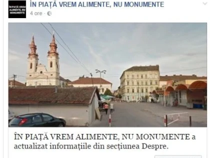 Petiţie online pentru a stopa demolarea Pieţei Catedralei