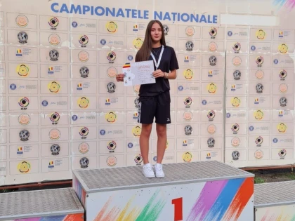 Pistolara Jessica Ianțoc, de la CSM Arad, a urcat pe podiumul Cupei României