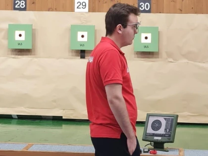 Pistolarul arădean Luca Joldea a țintit cifra de la Europene și nu a fost departe de finala mondială a juniorilor (FOTO)