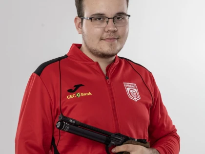 Pistolarul arădean Luca Joldea a țintit prima medalie europeană la nivel de seniori