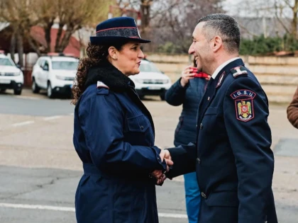 Plutonier adj. șef Giurgiu Codruța, o carieră dedicată Protecției Civile