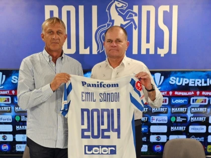 Politehnica Iași vine la Arad cu un nou antrenor pe bancă, Emil Săndoi