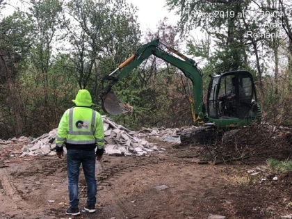 Poliția locală a amendat firma care execută lucrările la ștrandul Neptun