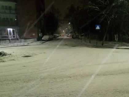 Poliția Rutieră a amendat firma care nu a deszăpezit Aradul