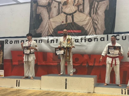 Polițist arădean, locul I la Romanian International Cup la Karate Kyokushin