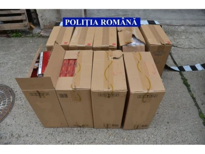 POLITISTII ARADENI AU CONFISCAT 90.000 DE TIGARETE