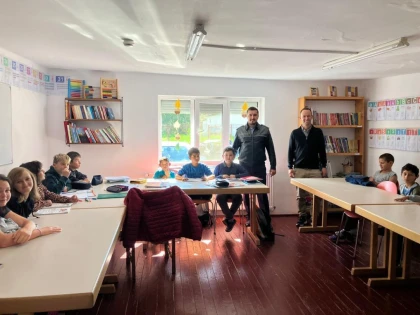 Polițiștii arădeni au desfășurat o acțiune preventivă la Centrul de zi pentru copii Zăbrani