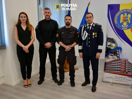 Polițiștii de la Acțiuni Speciale Arad, schimb de experiență cu Guardia Civil din Spania