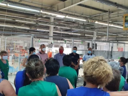 Polițiștii din Sântana au desfășurat o acțiune de prevenire a infectării cu noul coronavirus