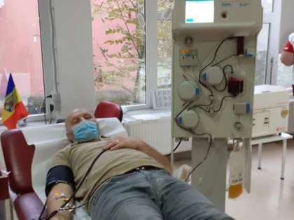 Poliţistul erou: donator de plasmă, pentru a 5-a oară