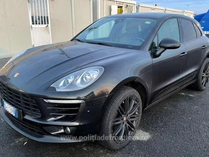 Porsche căutat de autorităţile din Germania, descoperit de poliţiştii de frontieră de la P.T.F. Nădlac II