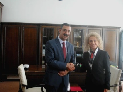 Prefectul Florentina Horgea s-a întâlnit cu Ambasadorul Statului Palestina