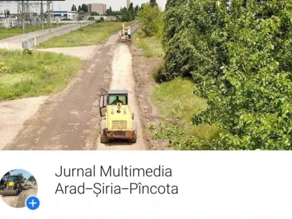 Premieră în România: Consiliul Județean Arad a deschis un jurnal multimedia on-line pentru un drum județean în lucru!