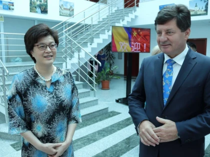 Președintele CJA s-a întâlnit cu ambasadorul Chinei în România