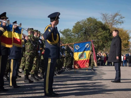 PRESEDINTELE KLAUS IOHANNIS A PARTICIPAT LA ZIUA ARMATEI, LA ARAD