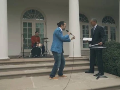 PRESEDINTELE OBAMA A ORGANIZAT O SEARA DE HIP-HOP SI JAZZ LA CASA ALBA