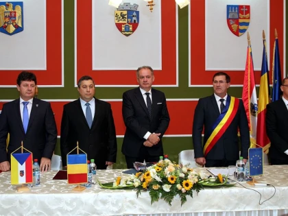 PRESEDINTELE SLOVACIEI A VIZITAT NADLACUL