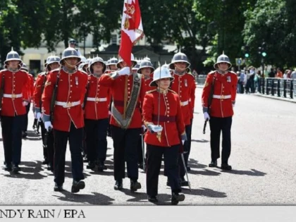 Prima femeie care a preluat comanda Gărzii de la Buckingham Palace