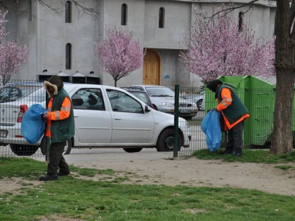 PRIMARIA A INCEPUT CURATENIA DE PRIMAVARA, PRIMUL CARTIER FIIND ALFA