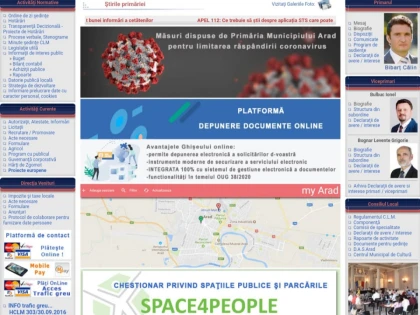 Primăria Arad a lansat Ghișeul Online