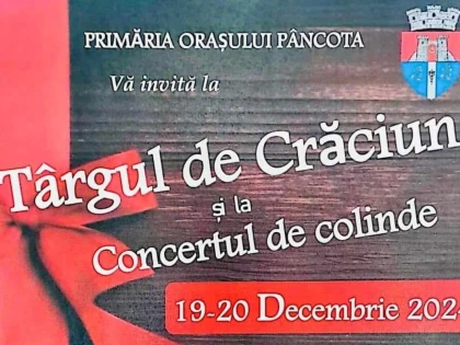Primăria Pâncota organizează Târg de Crăciun și concert de colinde